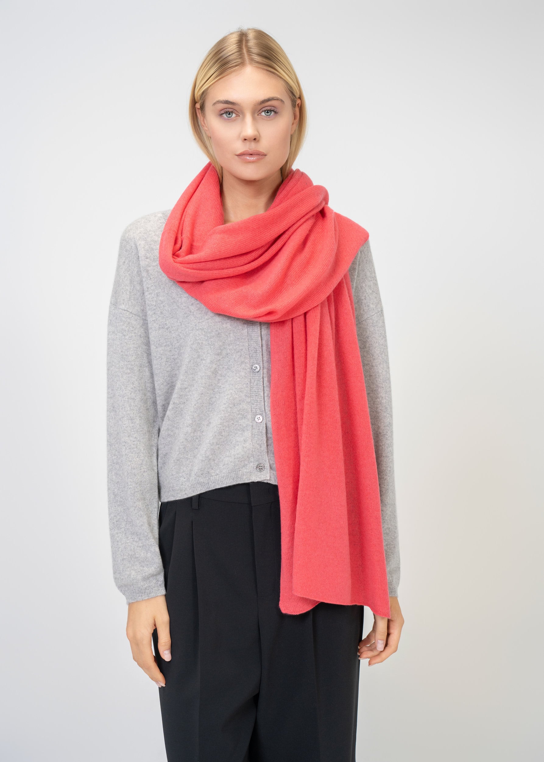 Large Scarf made of 100% pure Cashmere