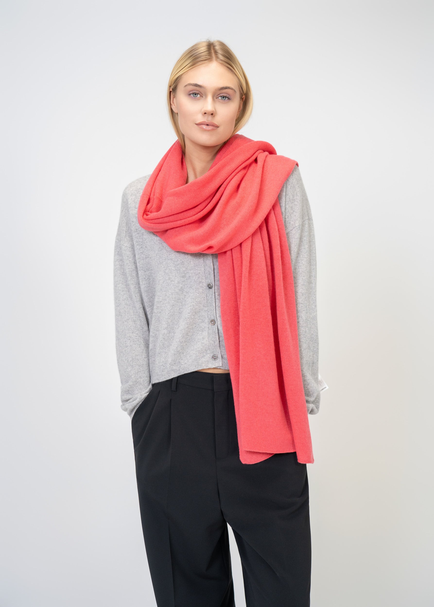 Large Scarf made of 100% pure Cashmere