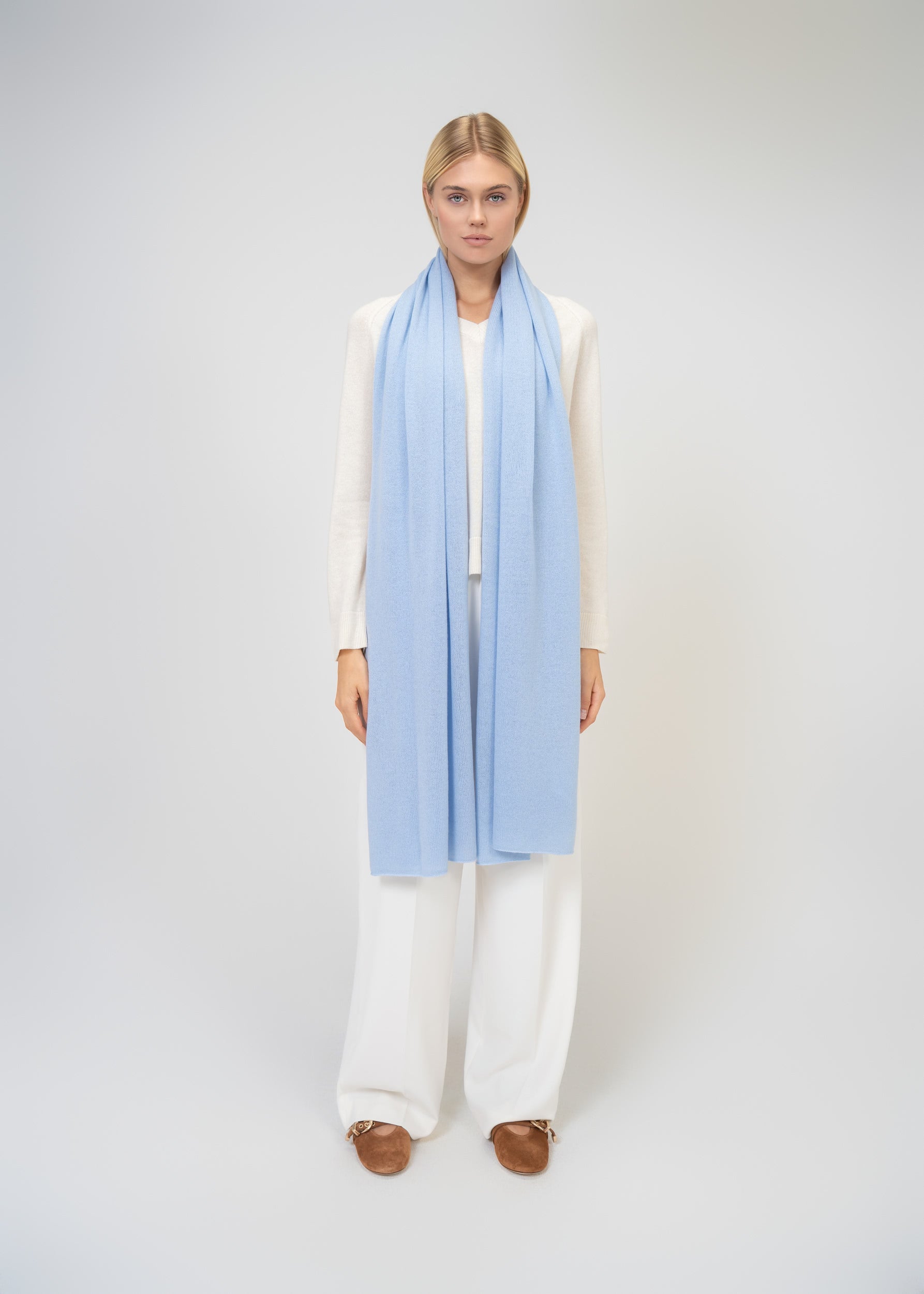 Large Scarf made of 100% pure Cashmere