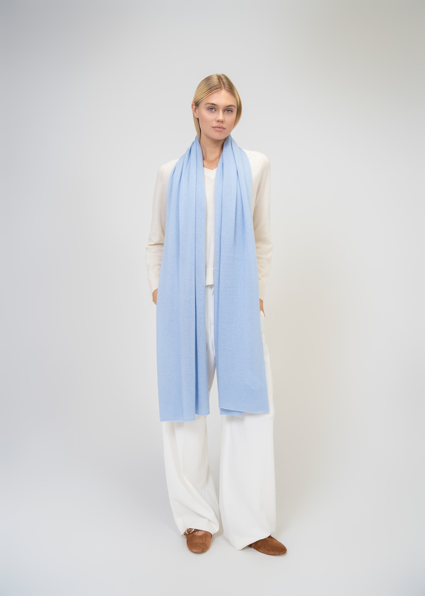 Large Scarf made of 100% pure Cashmere