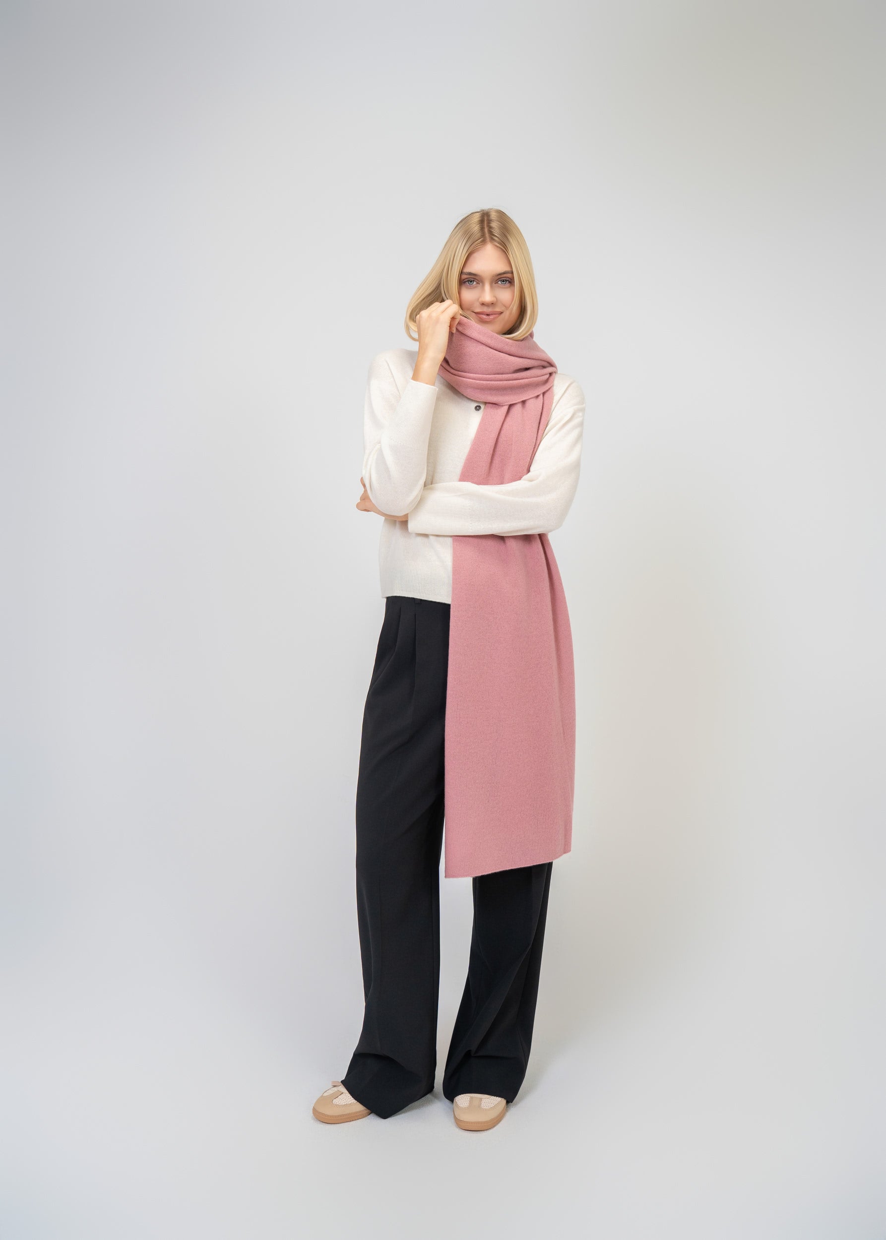 Large Scarf made of 100% pure Cashmere