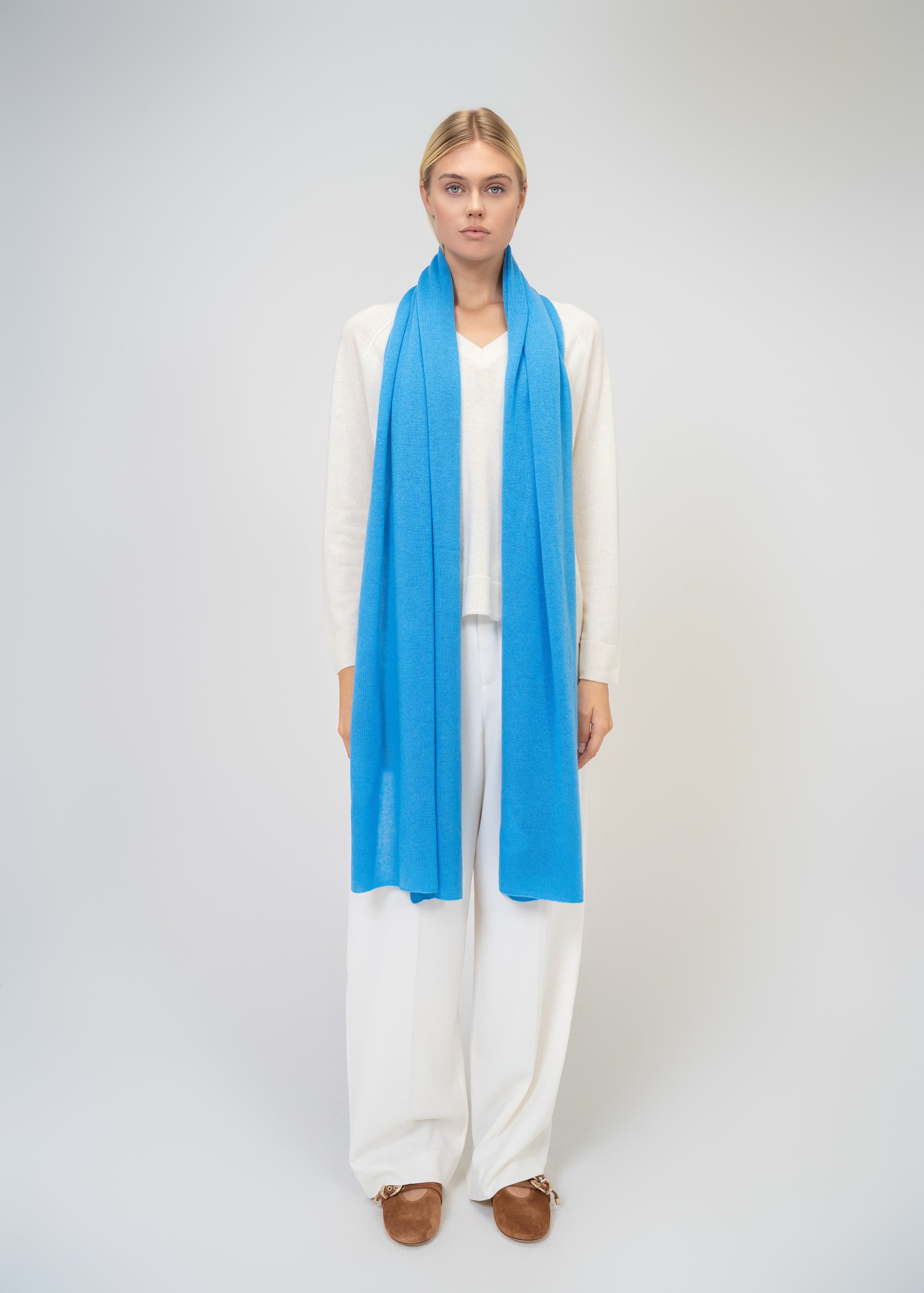 Large Scarf made of 100% pure Cashmere