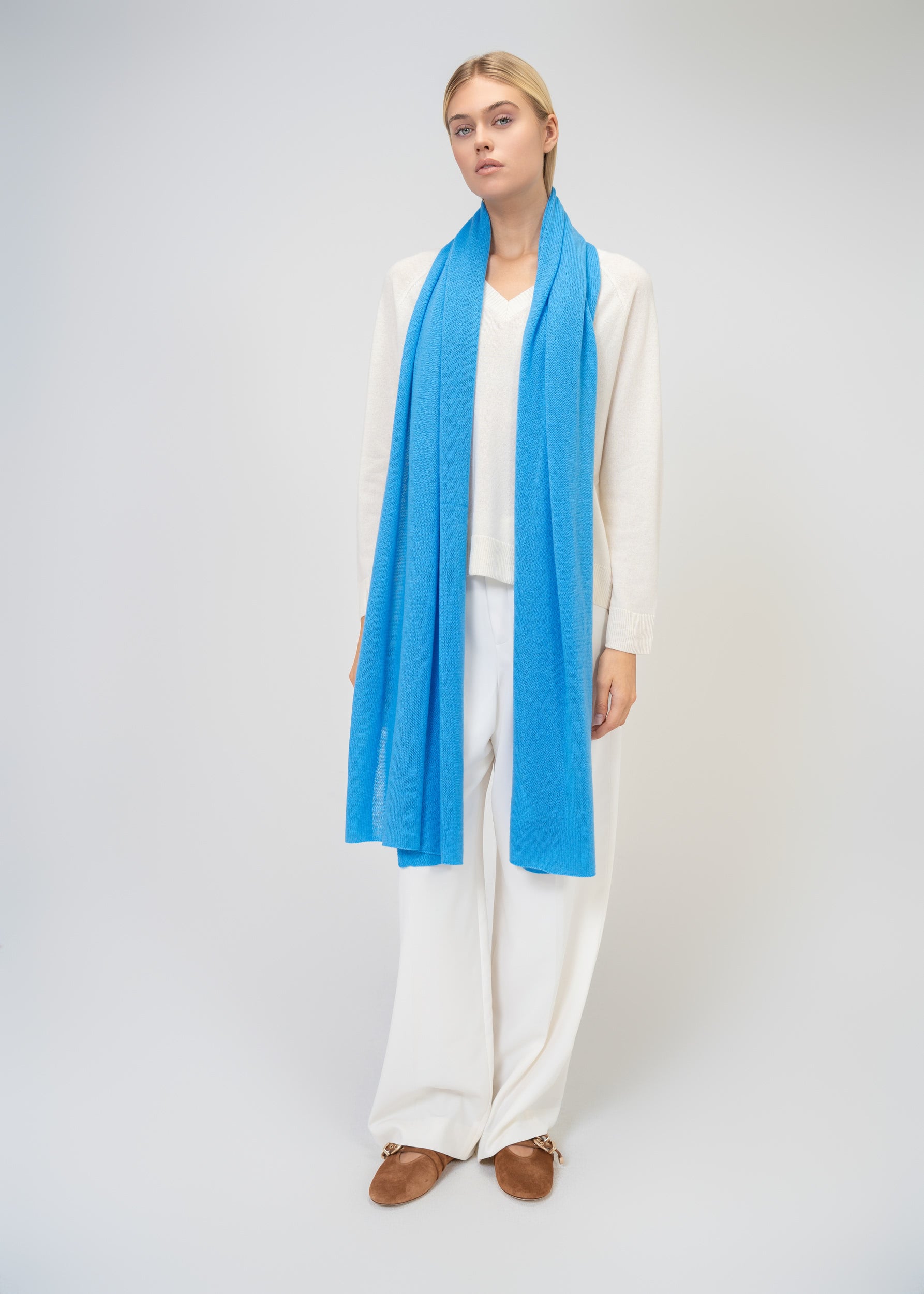 Large Scarf made of 100% pure Cashmere