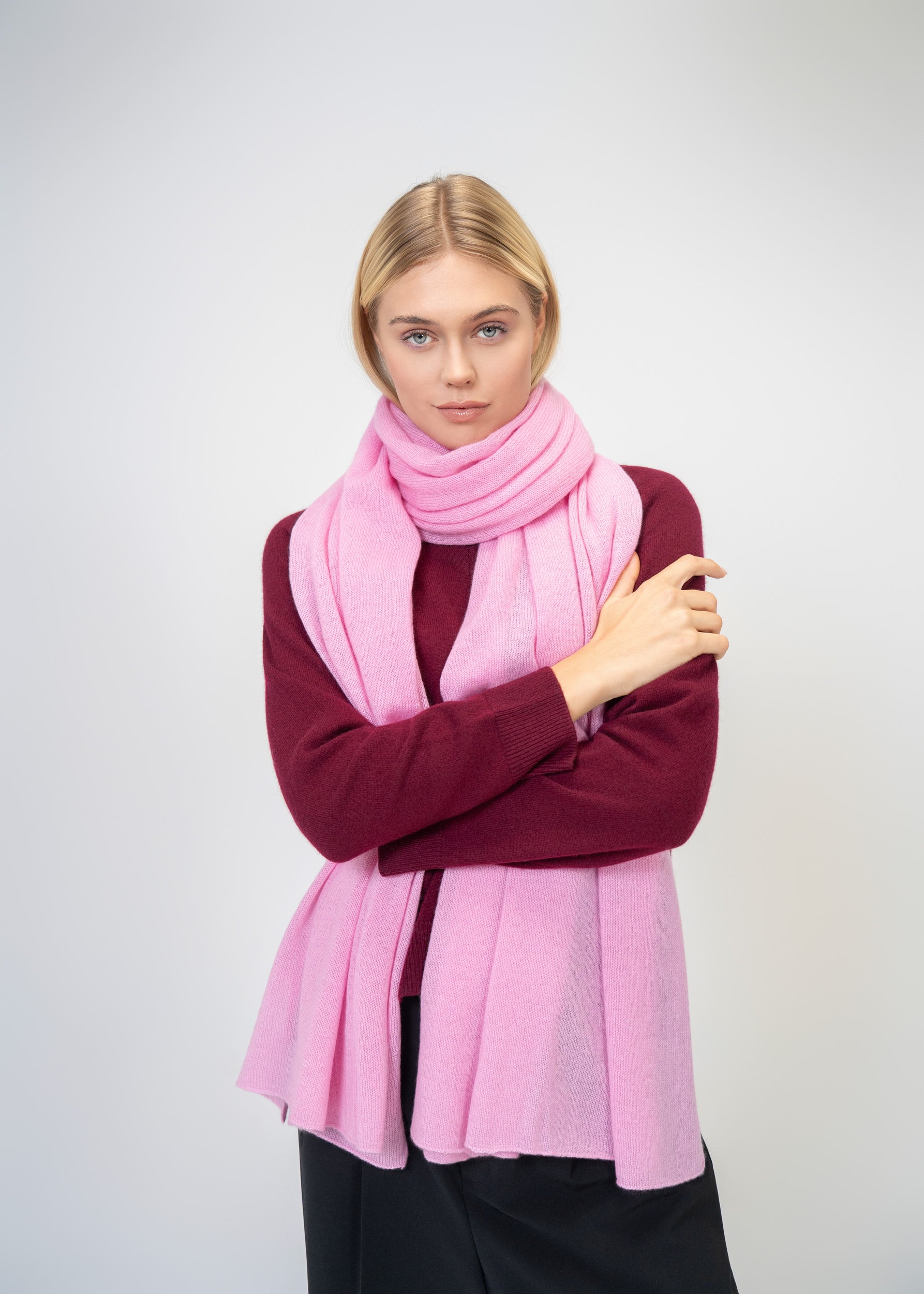 Large Scarf made of 100% pure Cashmere