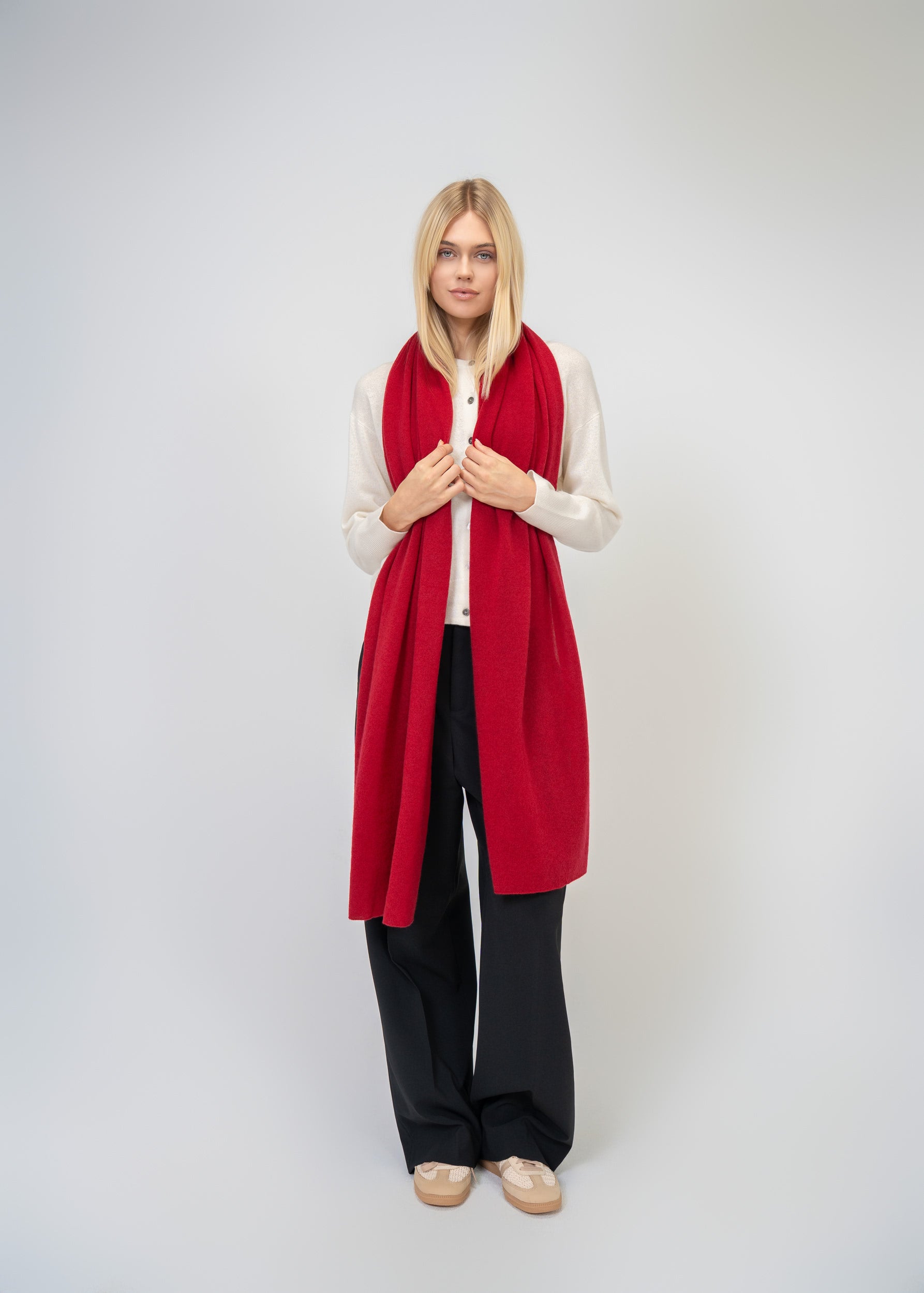 Large Scarf made of 100% pure Cashmere