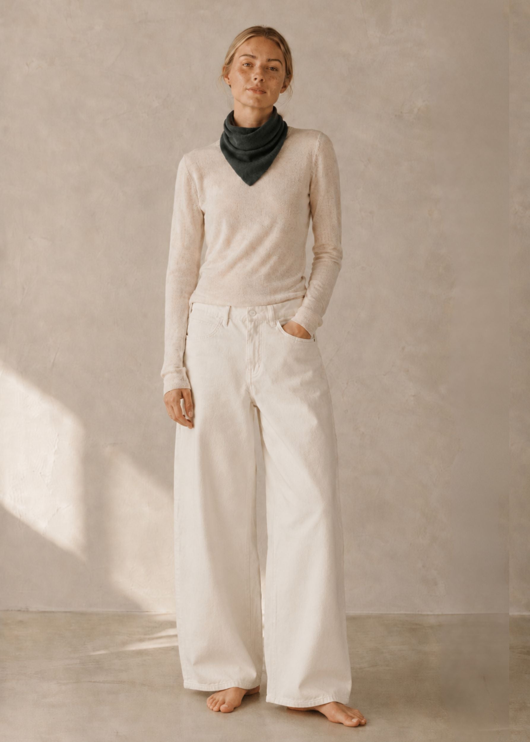 100% Cashmere Triangle Scarf