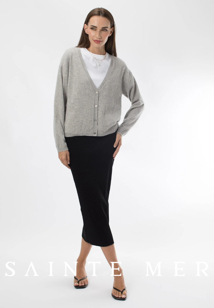 cashmere cardigan V-neck 