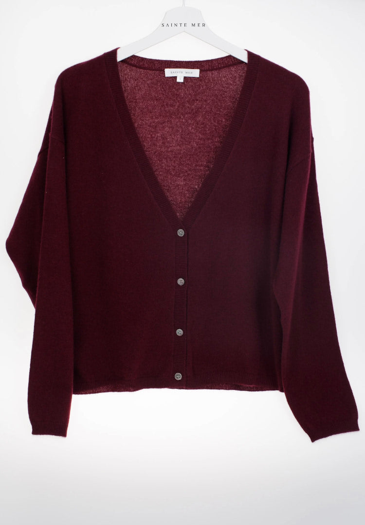 cashmere cardigan V-neck 