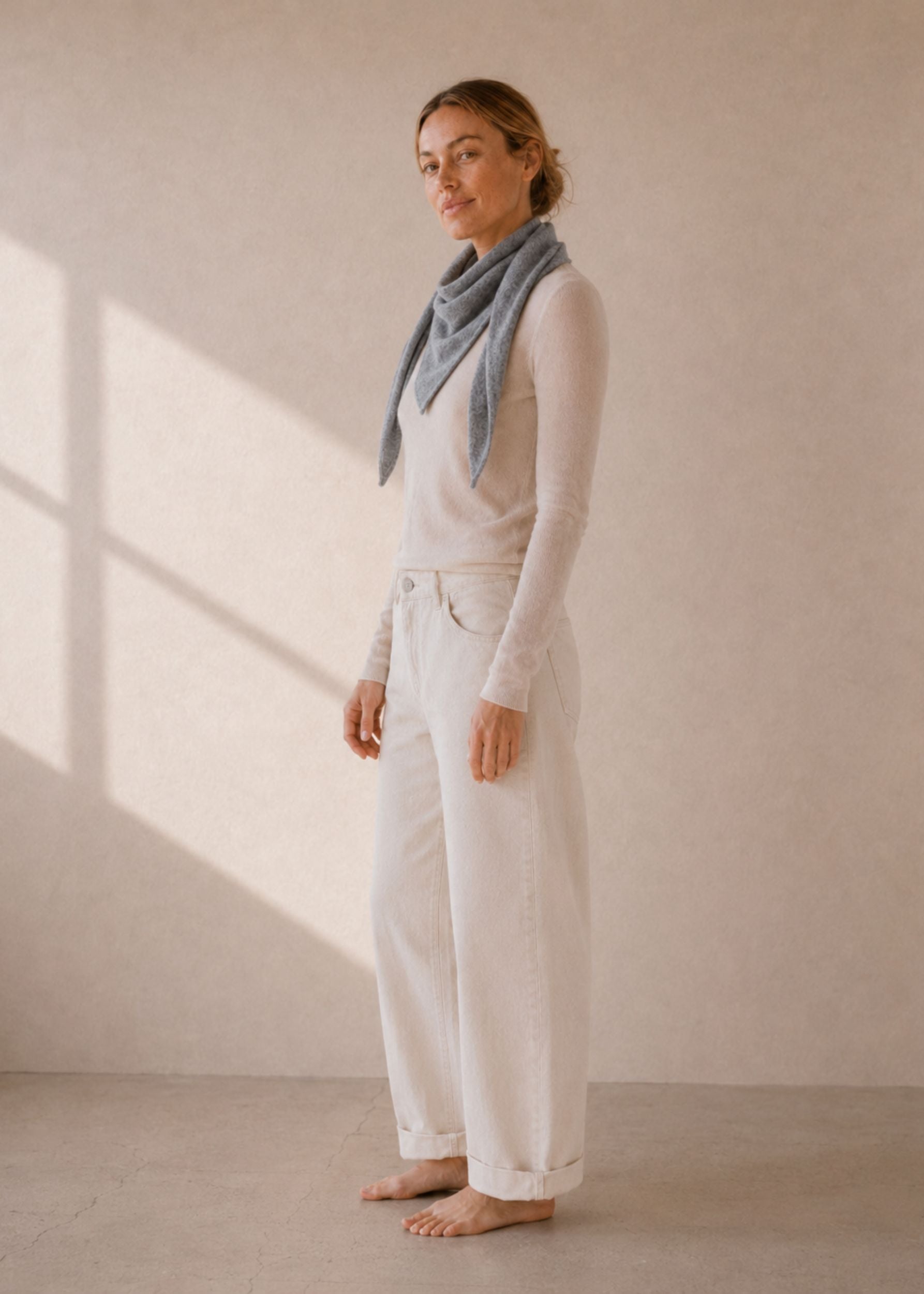 100% Cashmere Triangle Scarf