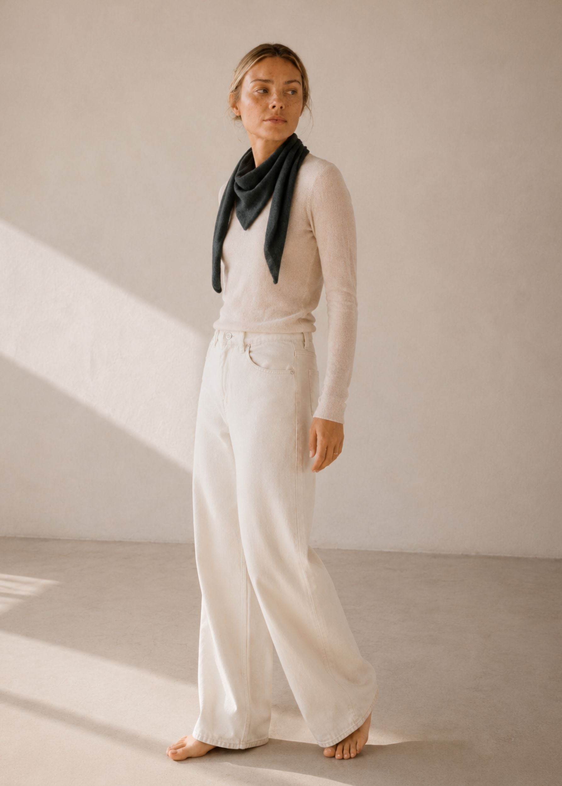 100% Cashmere Triangle Scarf