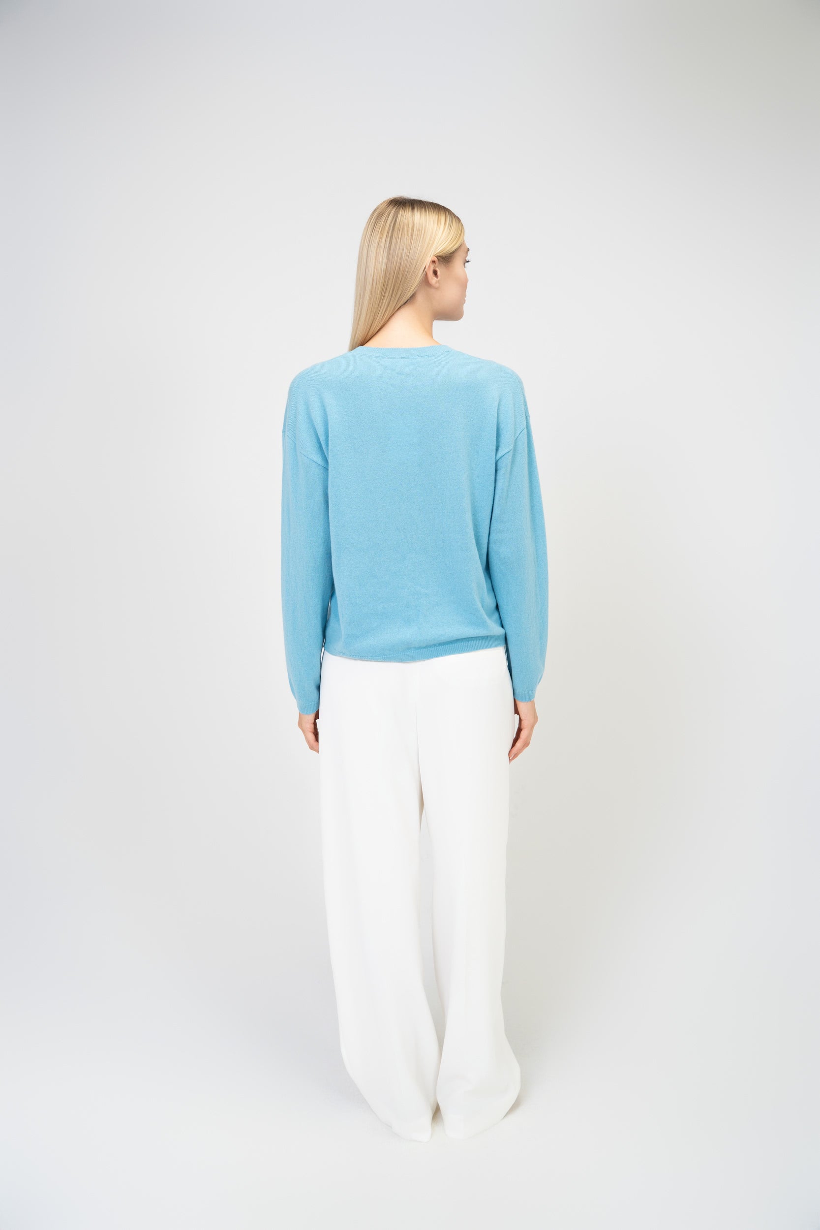 Kaschmir Strickjacke V-Ausschnitt – Luxus Cardigan