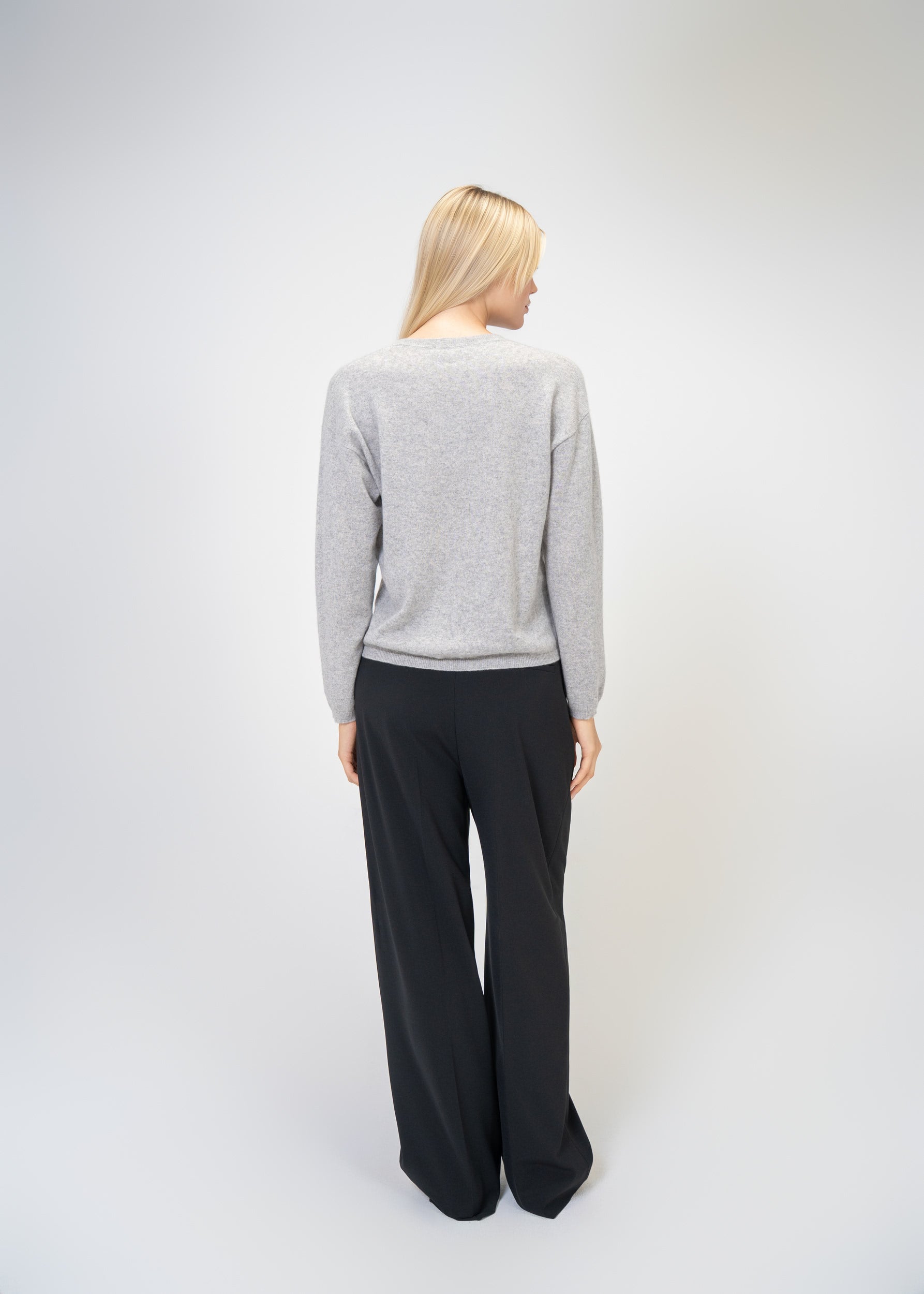 Kaschmir Strickjacke V-Ausschnitt – Luxus Cardigan