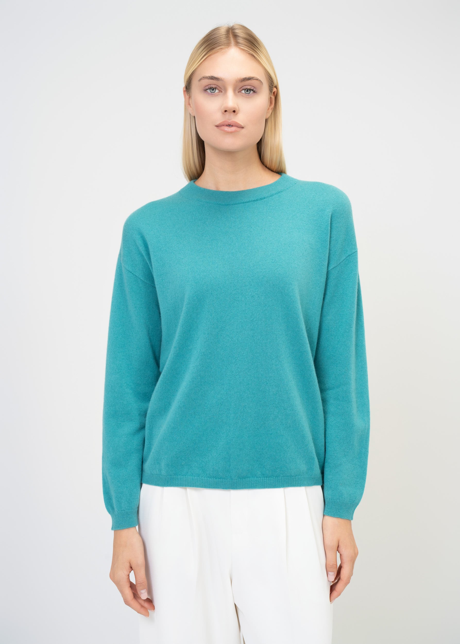 Kaschmir Rundhals Pullover – Luxus Sweater Damen