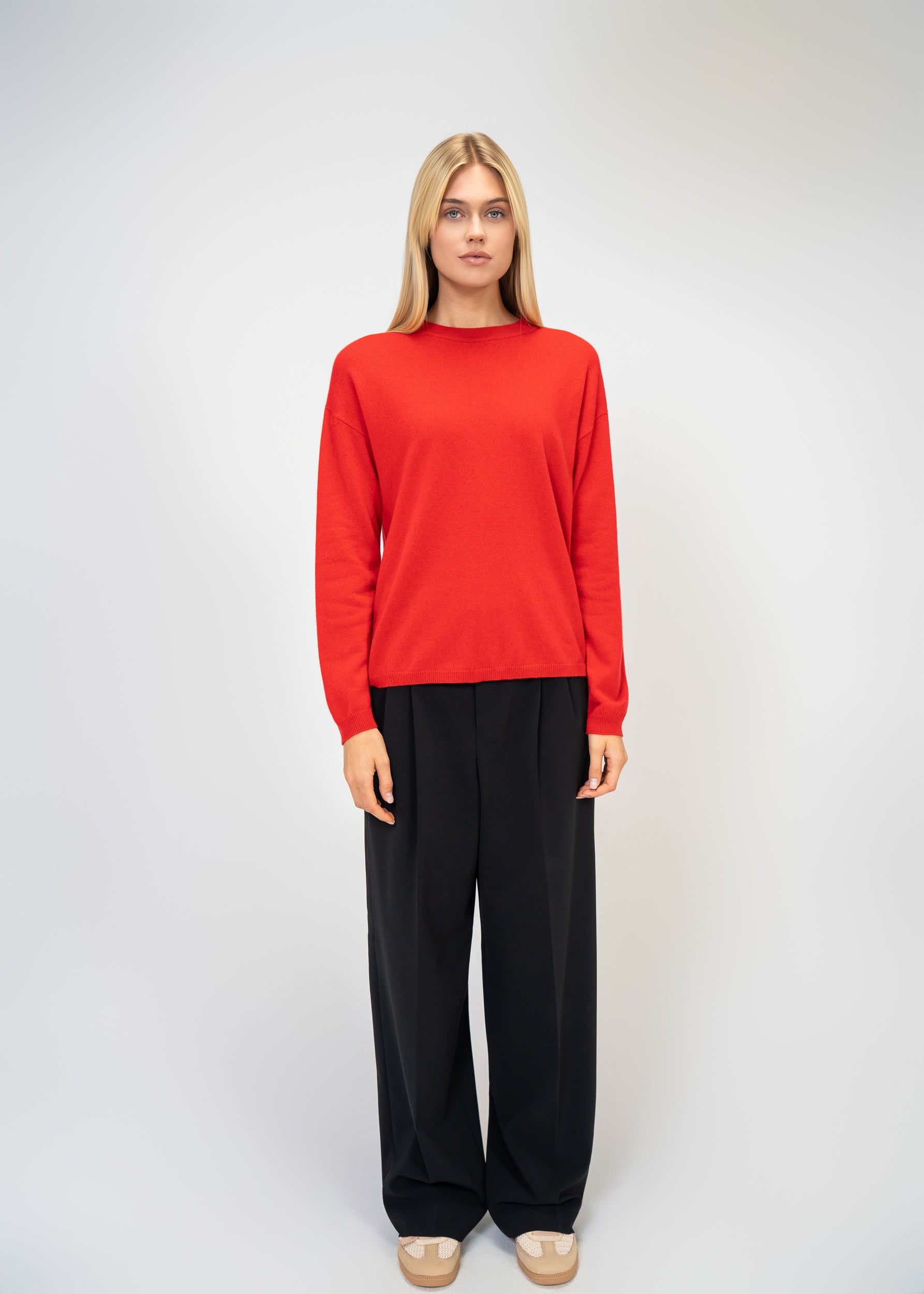 Kaschmir Rundhals Pullover – Luxus Sweater Damen