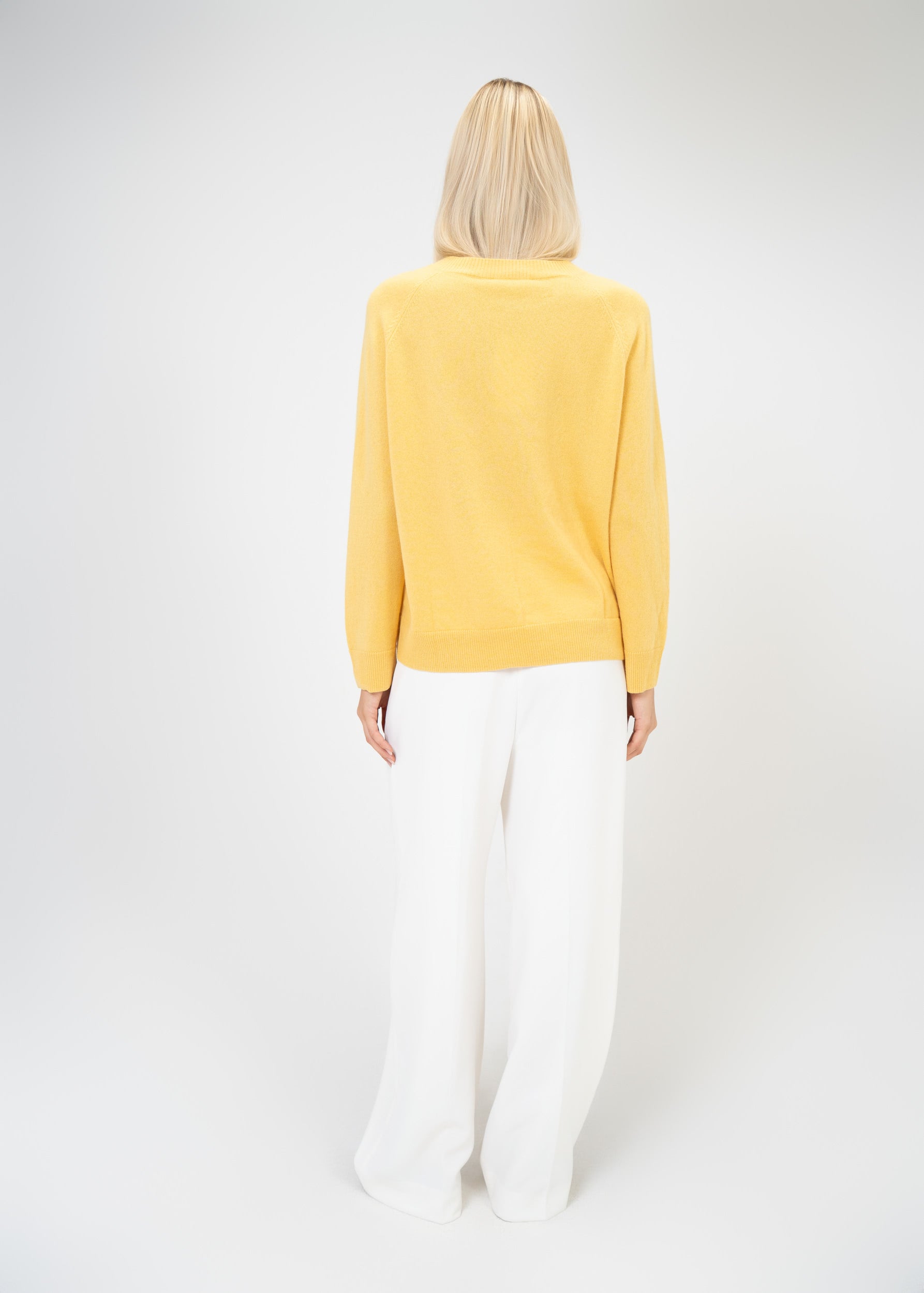 Kaschmir Pullover Damen V-Ausschnitt – Luxus Strick